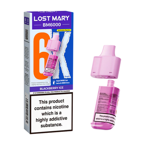 Lost Mary: BM6000 Refill Blackberry Ice 20mg