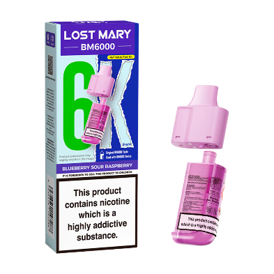 Lost Mary: BM6000 Refill Blueberry 20mg