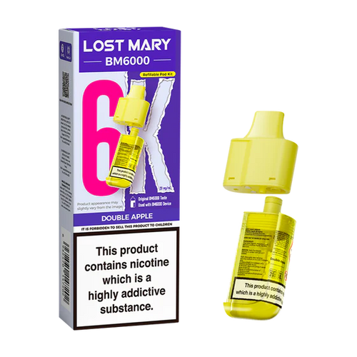 Lost Mary: BM6000 Refill Double Apple 20mg