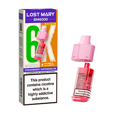 Lost Mary: BM6000 Refill Strawberry Watermelon 20mg