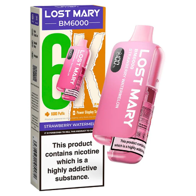 Lost Mary: BM6000 Strawberry Watermelon Ice 20mg