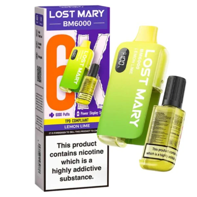 Lost Mary: BM6000 Lemon Lime 20mg